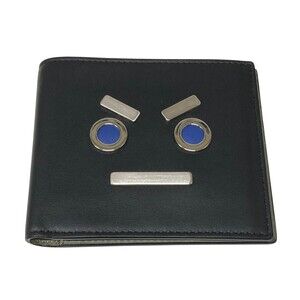 Fendi Robot Face Wallet Black